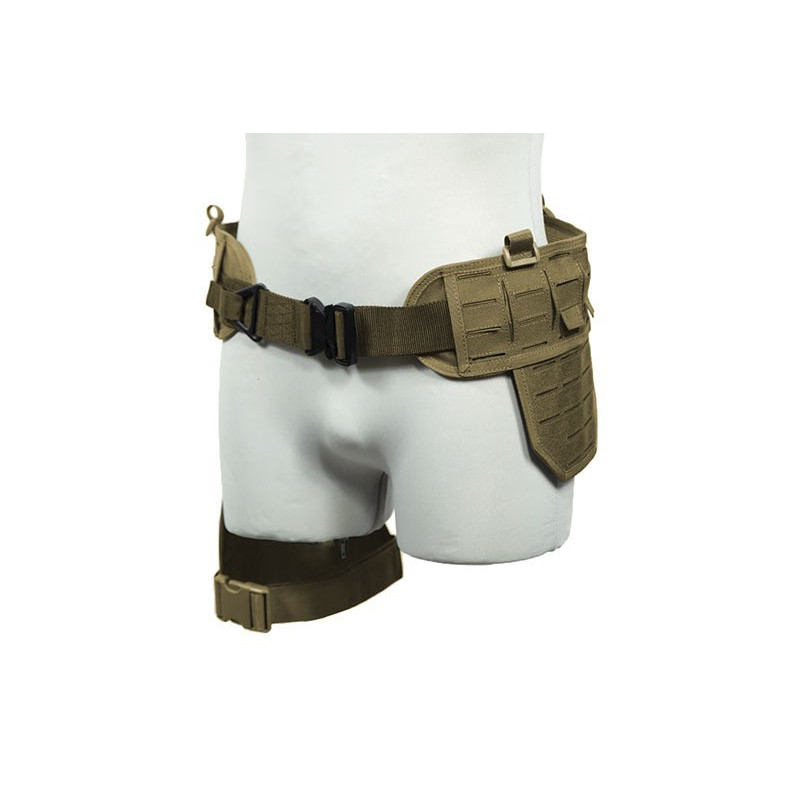 Cinturão Tático Laser Cut Drop-Leg Coyote [Primal Gear] — Vestuário (Fardas) — Airsoft Market PT
