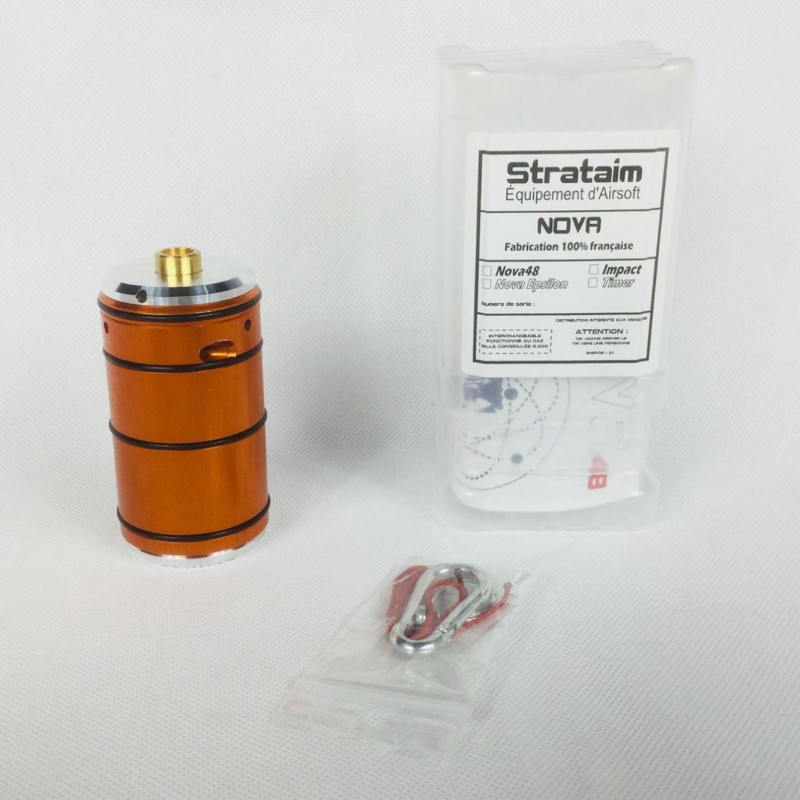 Granada Strataim NovaEpsilon Laranja — Grenades & Lançadores — Airsoft Market PT