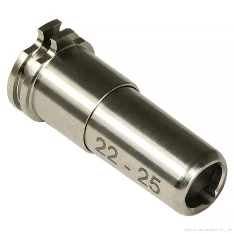 Interno Nozzle AEG Ajustável Maxx Model Double Sealing CNC Titânio 22-25MM — Peças Internas (AEG) — Airsoft Market PT