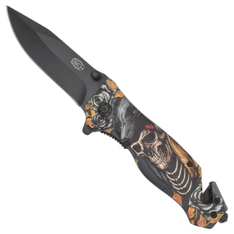 Canivete Dobrável com Thumb Stud 213 [SCK] — Outros — Airsoft Market PT