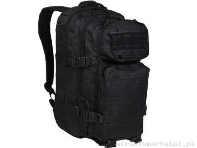 Saco US Assault Cut Mil-Tec Preto — Sacos & Mochilas — Airsoft Market PT