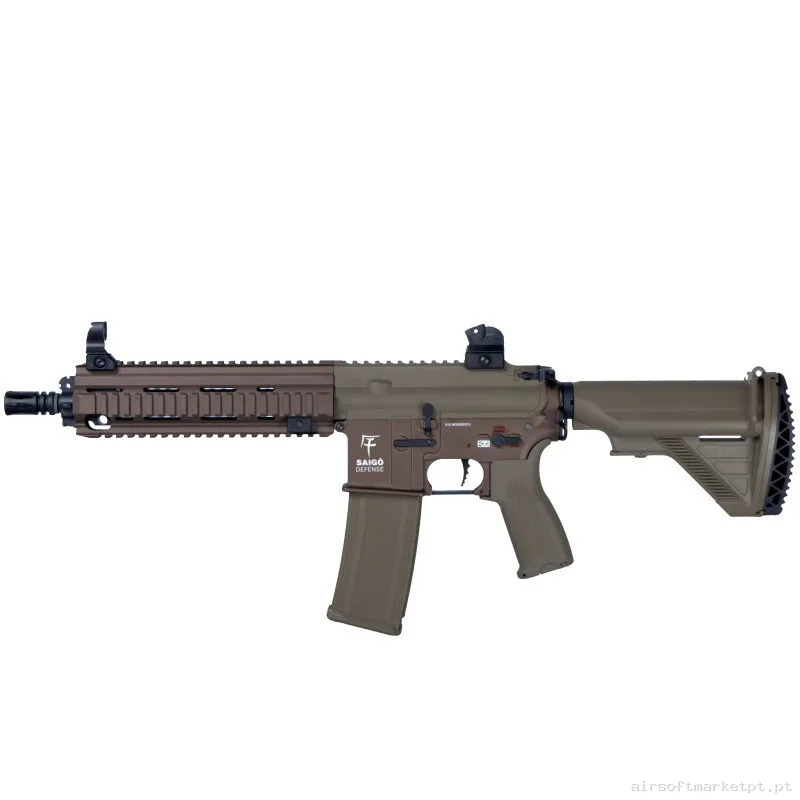 Réplica AEG 416 Saigo Shogun Aster Bluetooth MK1 Tan/Bronce — Rifles de Assalto (AR/M4/AK) — Airsoft Market PT
