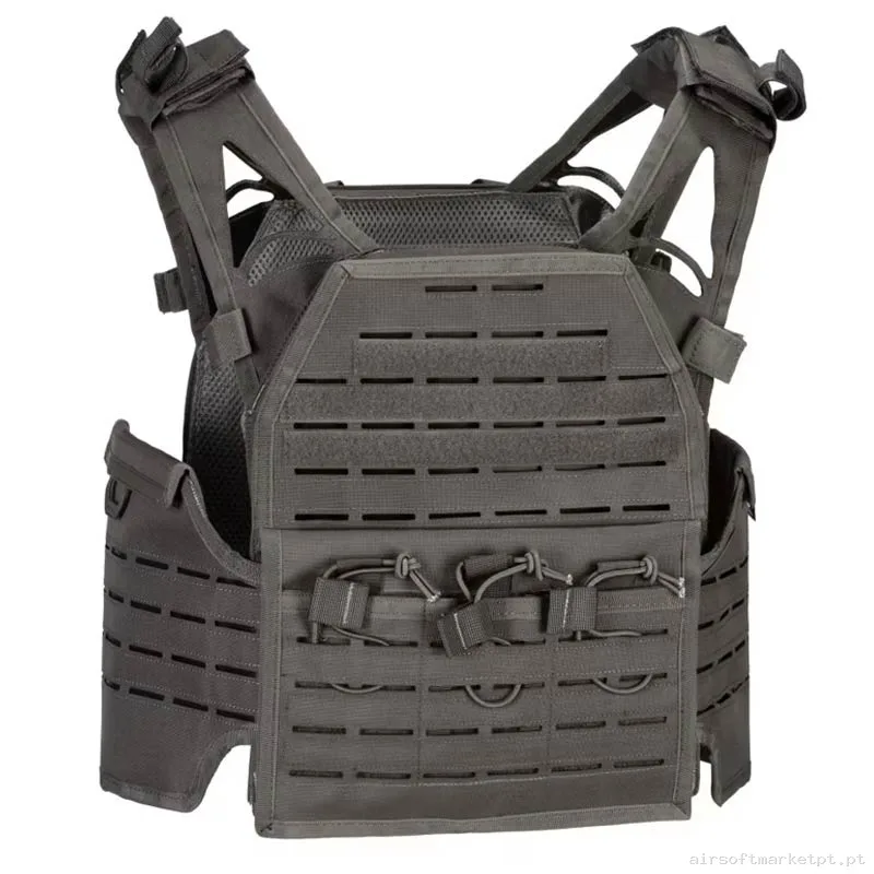 Colete Rpc Porta Placas Invader Gear Reaper Plate Carrier Cinza Lobo — Coletes & Rigs — Airsoft Market PT