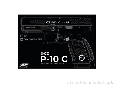 CZ P-10C ASG Preto — Pistolas — Airsoft Market PT (foto 9)