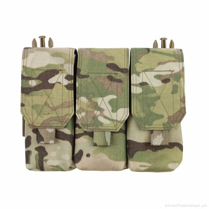 Pouch Magazine Pouch Triplo M4 Warrior Assault Coberto Destacável para Rpc multicam — Coletes & Rigs — Airsoft Market PT