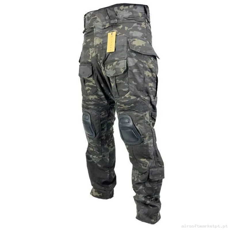 Pantalón Combate Conquer Dlx Multicam Black - S — Vestuário (Fardas) — Airsoft Market PT