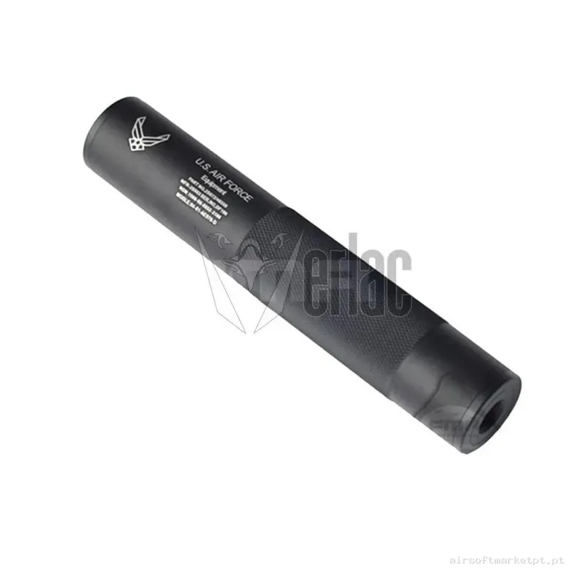 SILENCIADOR FMA AIR FORCE 198MM — Supressores & Tracers — Airsoft Market PT