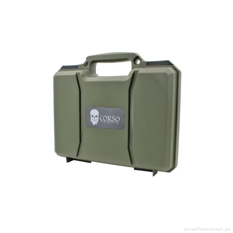 Maletin Pistola Corso Rigido Corsair Mk1 29cm Verde — Sacos & Mochilas — Airsoft Market PT