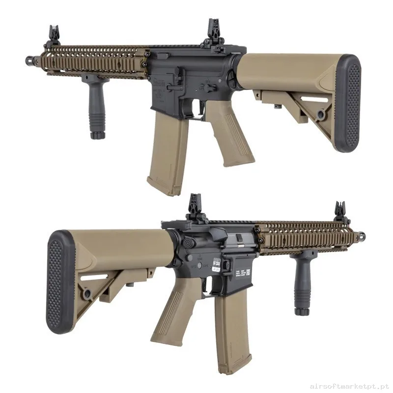 RÉPLICA AEG MK18 DANIEL DEFENSE SA-P26 PRIME ASTER II MOTOR BRUSHLESS SPECNA ARMS NEGRA/BRONCE — Rifles de Assalto (AR/M4/AK) — Airsoft Market PT (foto 3)