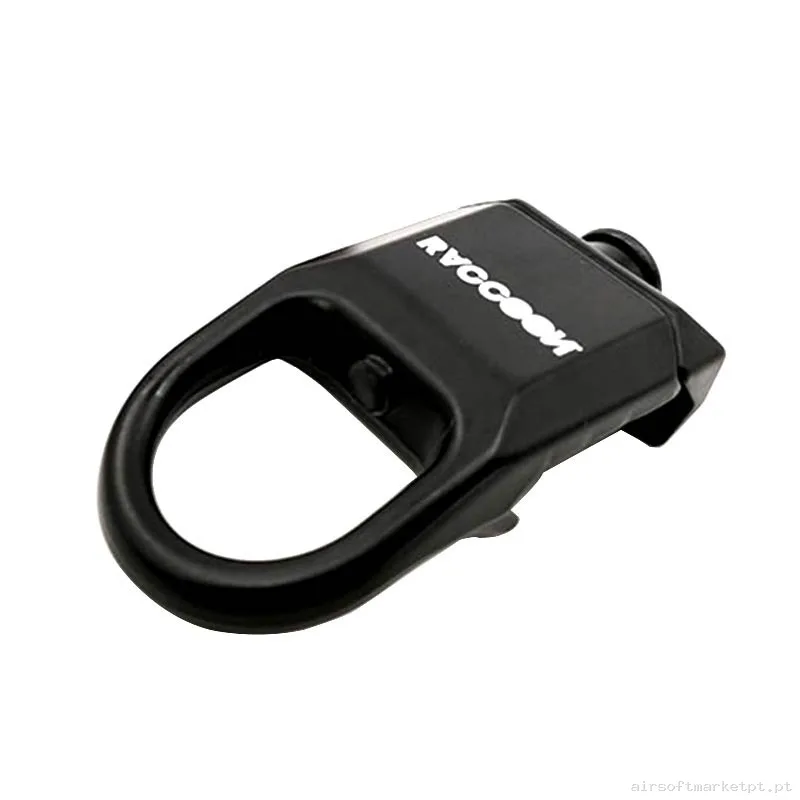 Externo Anilla Correa Rail Raccoon Rsa003 Extracción Lateral negra — Acessórios & Componentes — Airsoft Market PT