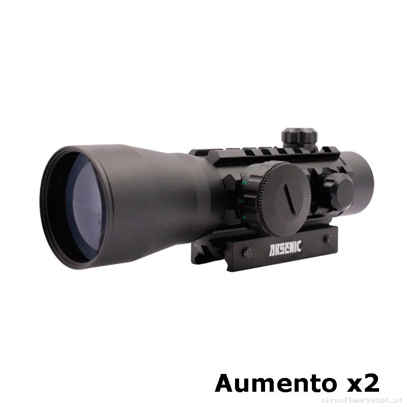 Visor Red Dot Aumentos 2X30 Arsenic Argon multi rail AS30NMR negro — Miras & Ópticas — Airsoft Market PT