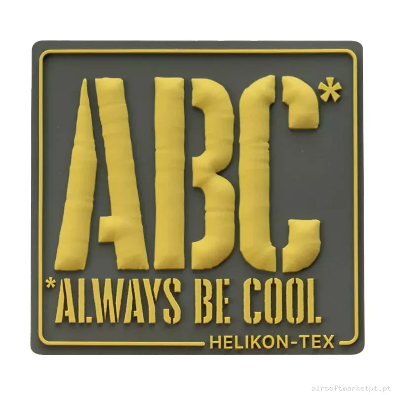 Parche Goma Relieve Helikon-Tex Abc Always Be Cool — Patches & Decoração — Airsoft Market PT
