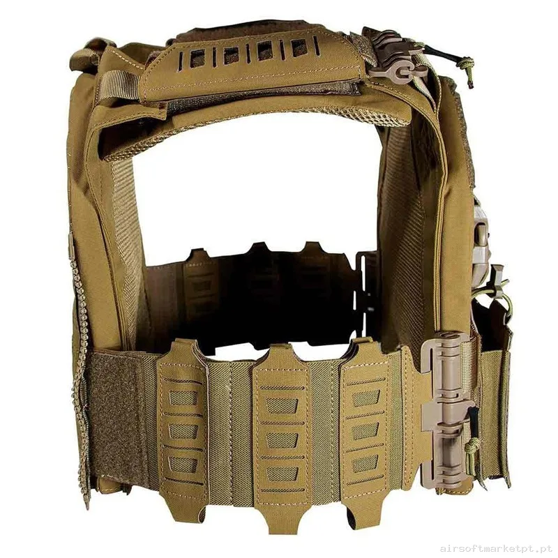 Chaleco Corso Drake MK4 Coyote — Coletes & Rigs — Airsoft Market PT (foto 2)