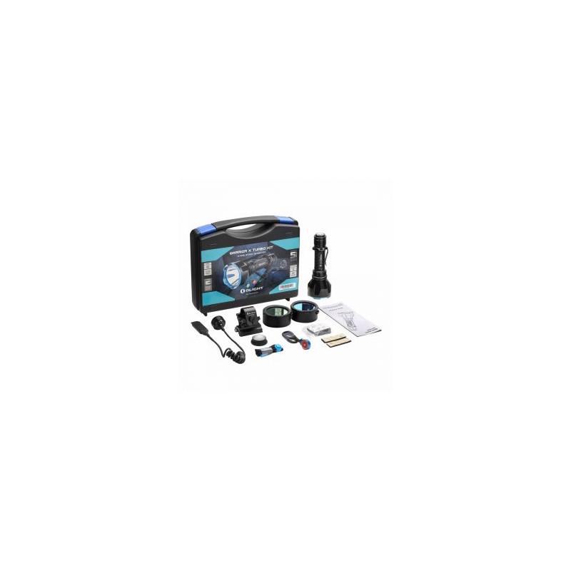 Kit de caça lanterna LED recarregável WARRIOR X Turbo 1.100 lum Olight — Lanternas & Lasers — Airsoft Market PT