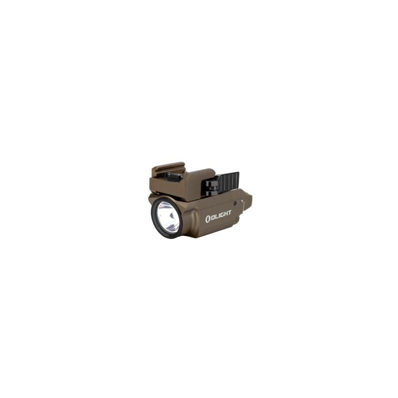 Lanterna de arma BALDR Mini 600 lum. com ponteiro Olight | Deserto Colorido — Lanternas & Lasers — Airsoft Market PT