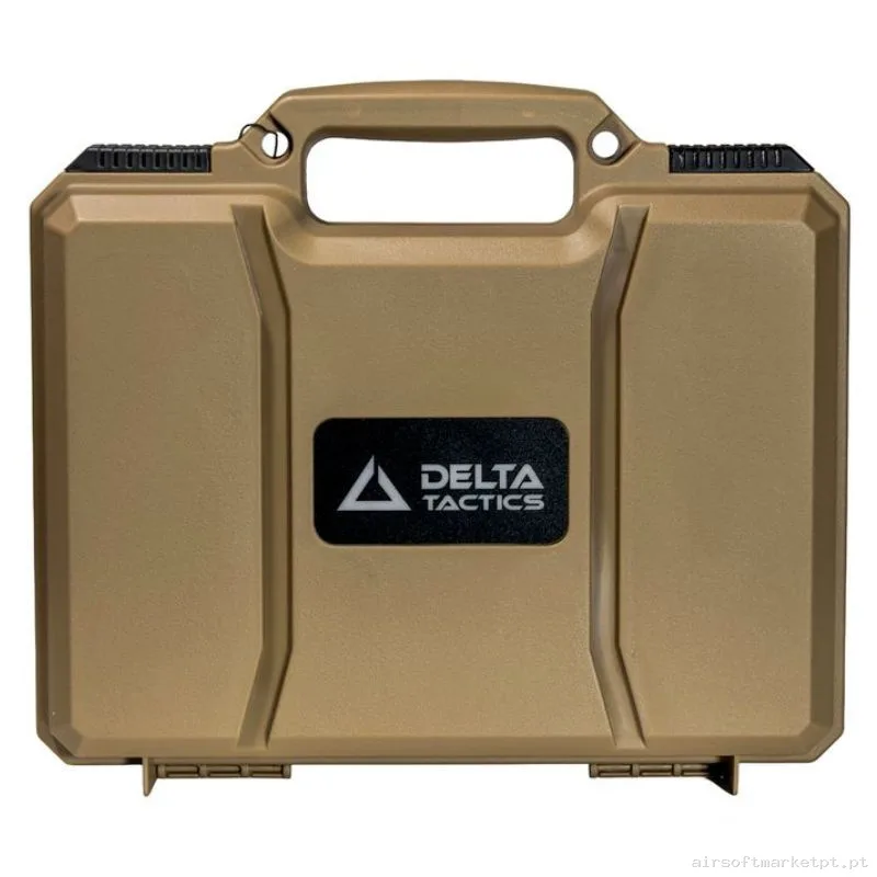 MALETA RIGIDA PORTA PISTOLA DELTA TACTICS 30 CM COYOTE — Sacos & Mochilas — Airsoft Market PT