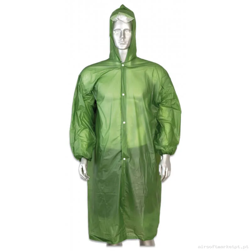 Capa de chuva impermeável Barbaric verde — Vestuário (Fardas) — Airsoft Market PT