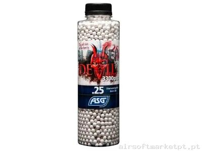 Bbs muniçao 0,25 PVC Devil Blaster ASG — Munição (BBs) — Airsoft Market PT