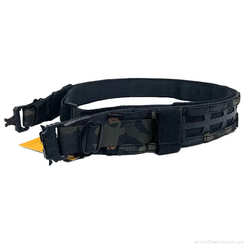 Cinturão tático MOLLE Conquer Fs Belt Estilo multicam Black — Gear Táctico — Airsoft Market PT