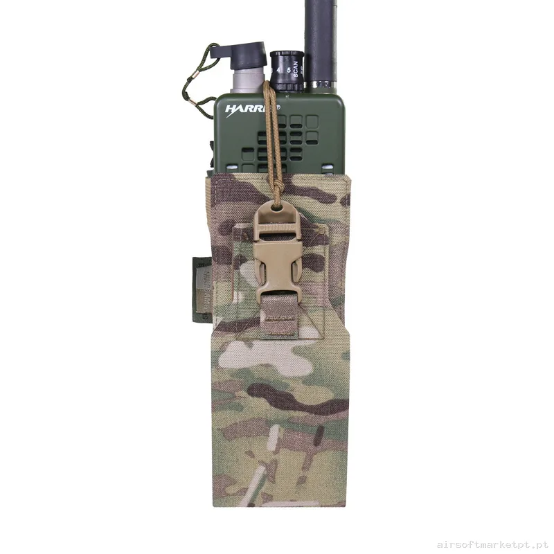 Pouch Portaradio Warrior Assault Láser Cut Mbitr/Harris Radio multicam — Coletes & Rigs — Airsoft Market PT