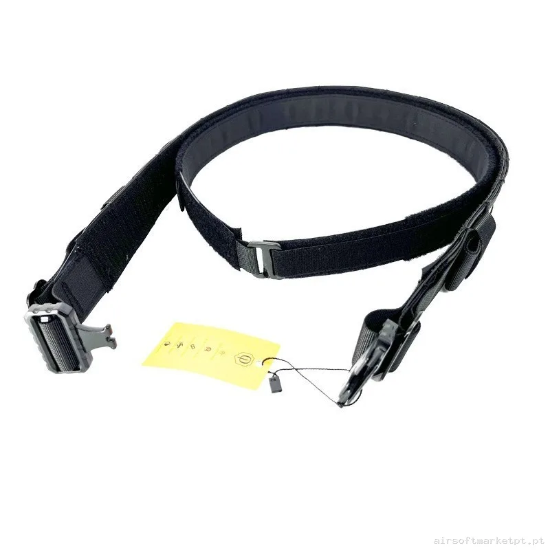 CINTURÓN FIRST LINE CONQUER FL BELT NEGRO - M — Gear Táctico — Airsoft Market PT (foto 2)