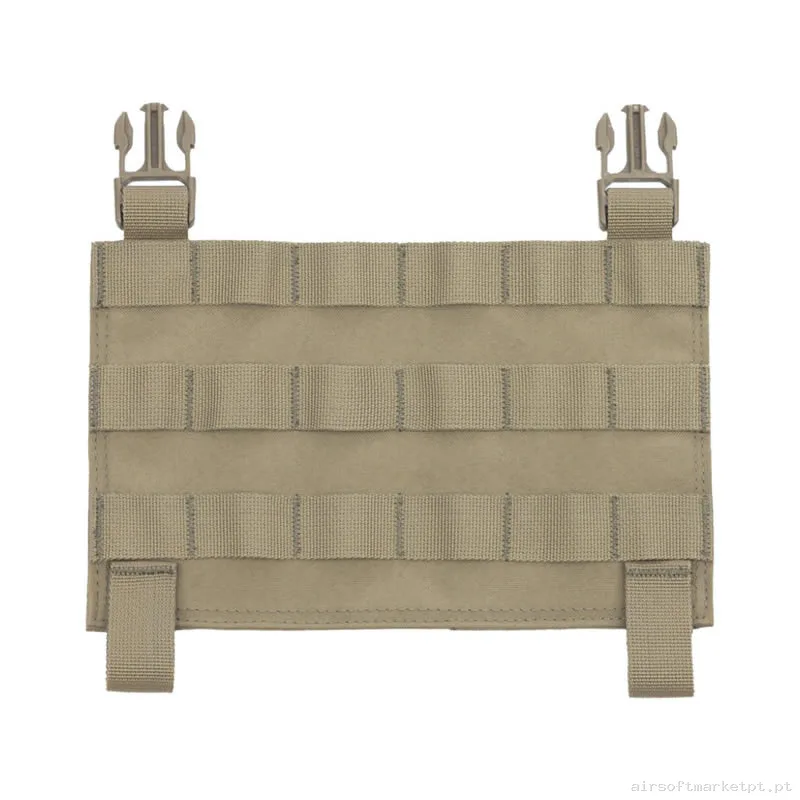 Painel Frontal Quebra-chamas Desmontável MOLLE Coyote Tan — Coletes & Rigs — Airsoft Market PT