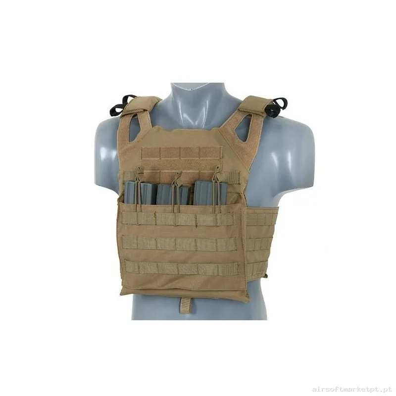 Chaleco JPC Con Placas Balísticas Tan - 8 Fields — Coletes & Rigs — Airsoft Market PT