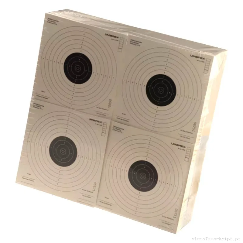 Diana Papel Umarex Paper Targets 17x17cm 1000u — Acessórios & Componentes — Airsoft Market PT