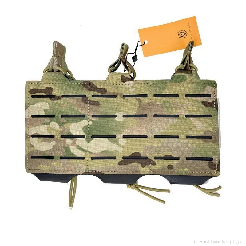Pouch Portacargador Triple M4 Conquer Corte Láser Multicam — Coletes & Rigs — Airsoft Market PT