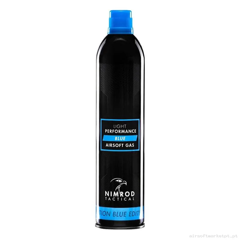 Gas Nimrod Light Performance Azul 8kg 500ml — Gás & CO2 — Airsoft Market PT