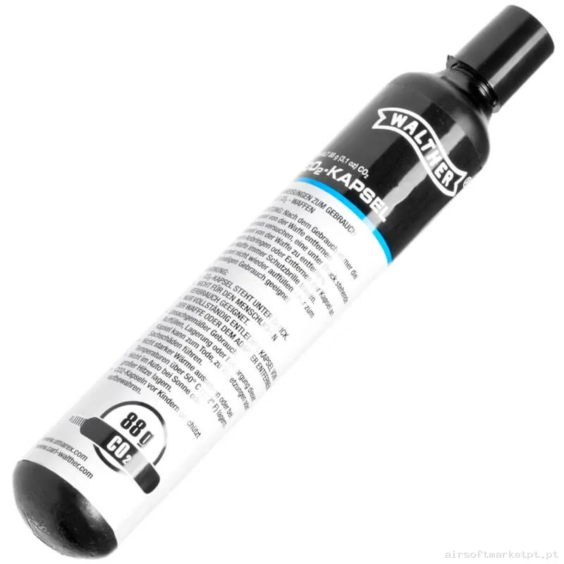 Bombona CO2 88gr Umarex Walther — Gás & CO2 — Airsoft Market PT