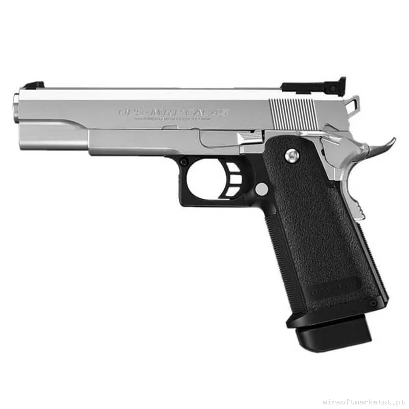 Réplica GBB Pistola Hi-Capa 5.1 Tokyo Marui Stainless — Pistolas — Airsoft Market PT