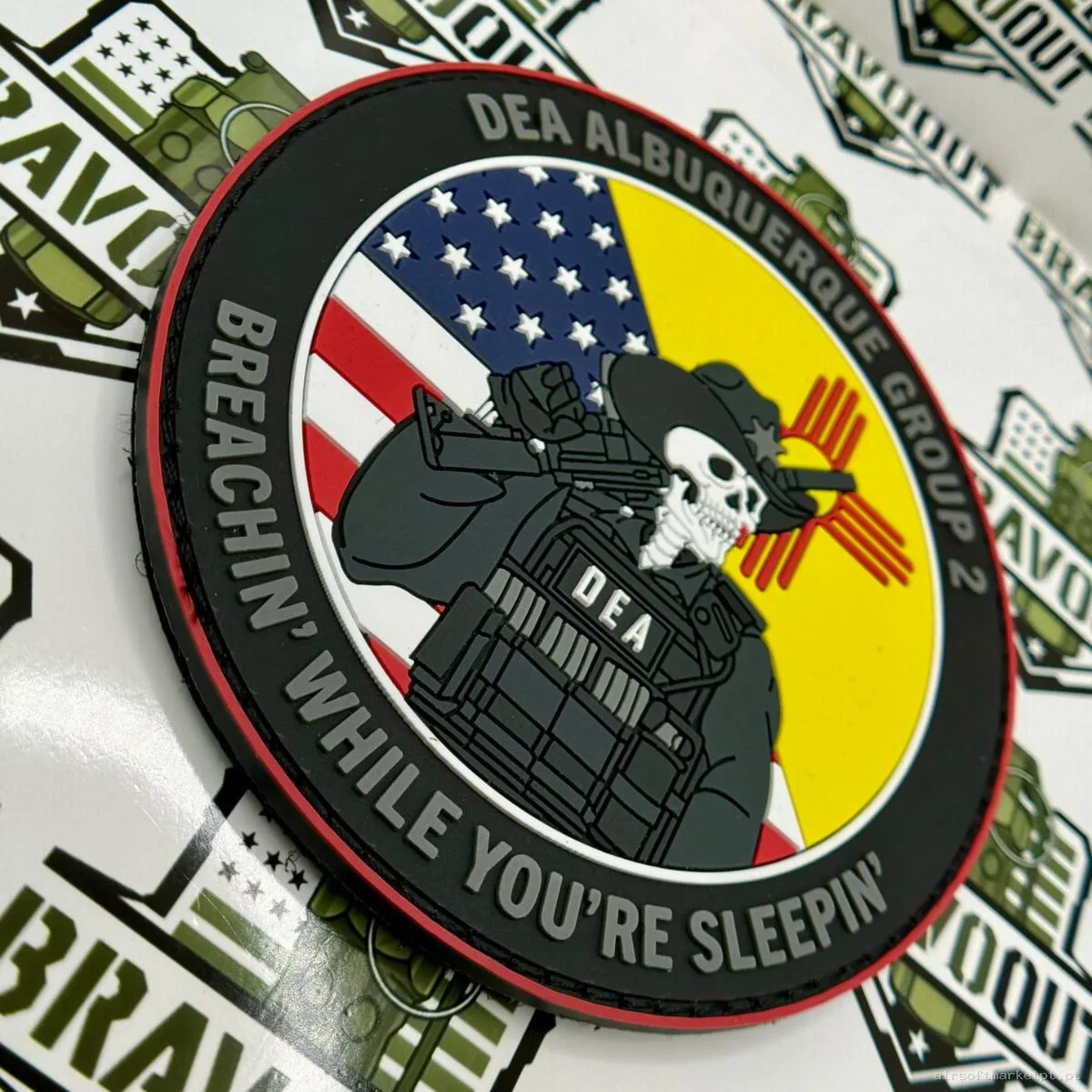 Premium 3D Velcro Patch – Custom Tactical & Stylish Patch — Vestuário (Fardas) — Airsoft Market PT
