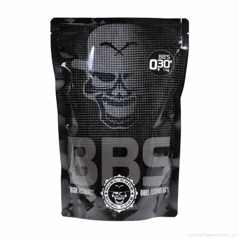BBs 0.30g Duel Code Absolute 1kg Brancas — Munição (BBs) — Airsoft Market PT