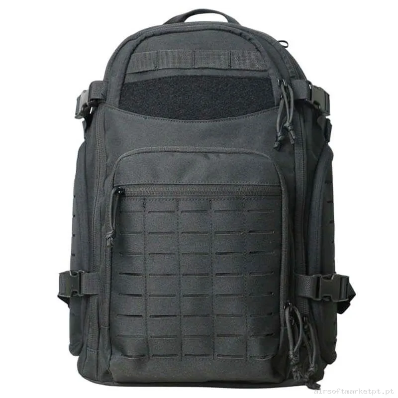 Mochila Tática MOLLE Corte Laser Sixmm Dg Backpack 40l preta — Sacos & Mochilas — Airsoft Market PT