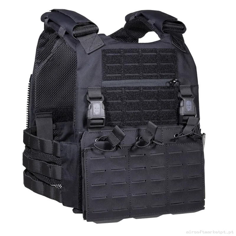 Chaleco Corso Drake MK2 Negro — Coletes & Rigs — Airsoft Market PT