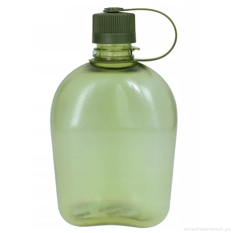 Cantil Mil-Tec Us Transparente Gen 2 1l verde od — Outros — Airsoft Market PT