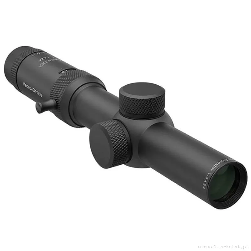 Mira telescópica 1-4X24 Vector Optics Forester Jr Sfp negra — Miras & Ópticas — Airsoft Market PT