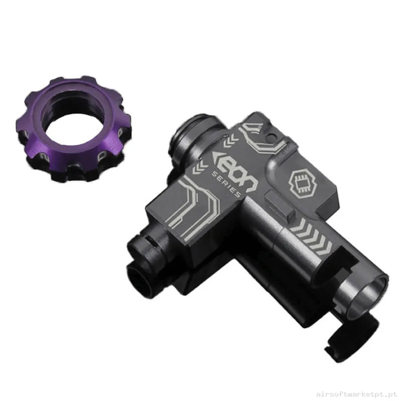 Interno Hop up chamber M4 Gate Eon Titanium Housing and Violet Rotary — Peças Internas (AEG) — Airsoft Market PT
