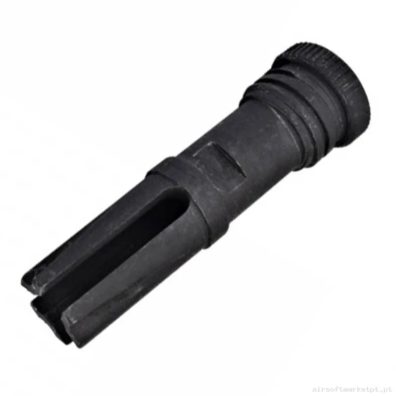 Externo Quebra-chamas Big Dragon Flash Hider Bd3532 negra — Acessórios & Componentes — Airsoft Market PT