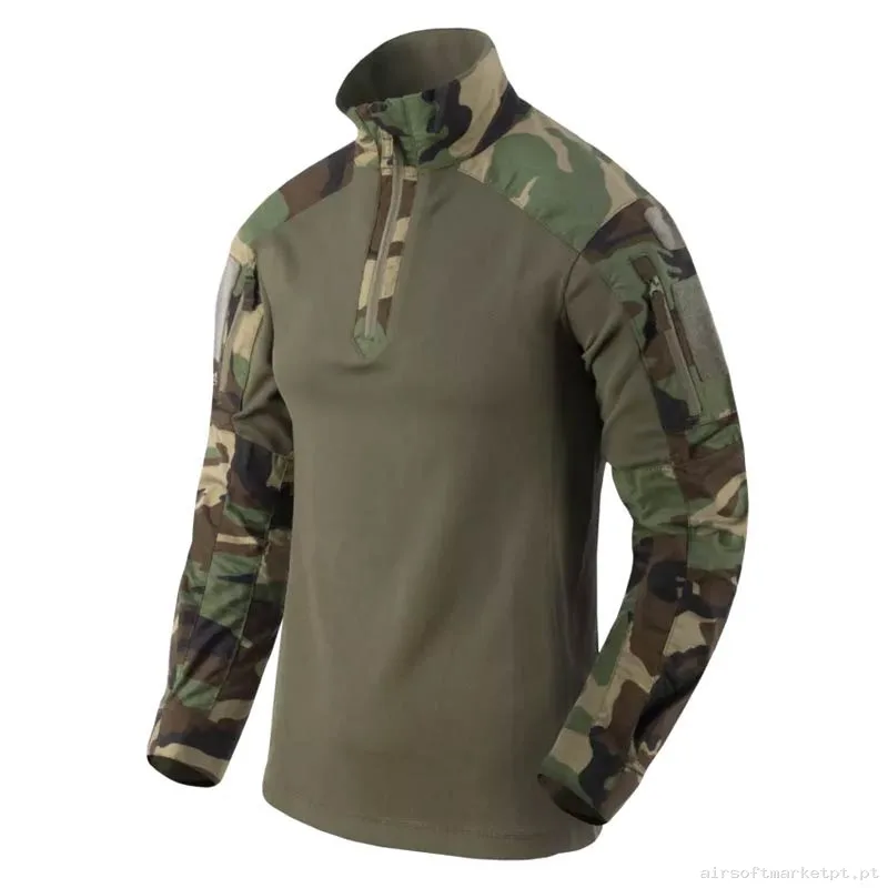 Camiseta Combate Helikon-Tex Mcdu Woodland — Vestuário (Fardas) — Airsoft Market PT