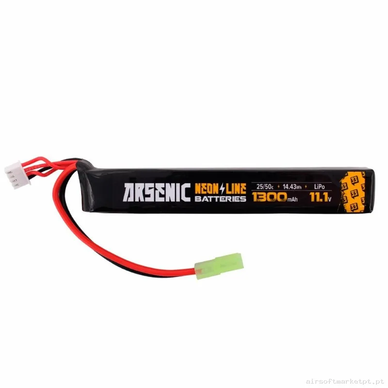 Bateria Lipo Arsenic 11.1v 1300 Mah 25c-50c — Baterias & Carregadores — Airsoft Market PT