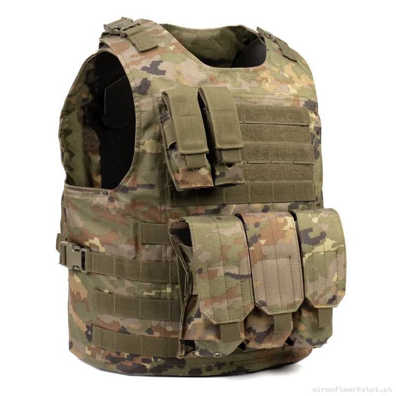 Chaleco SIXMM FSBE Pixelado Boscoso — Coletes & Rigs — Airsoft Market PT (foto 4)