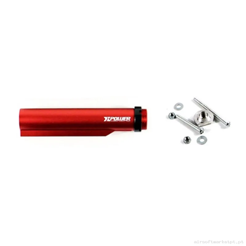Externo Tubo Coronha AEG M4/M16 Xpower vermelho — Acessórios & Componentes — Airsoft Market PT