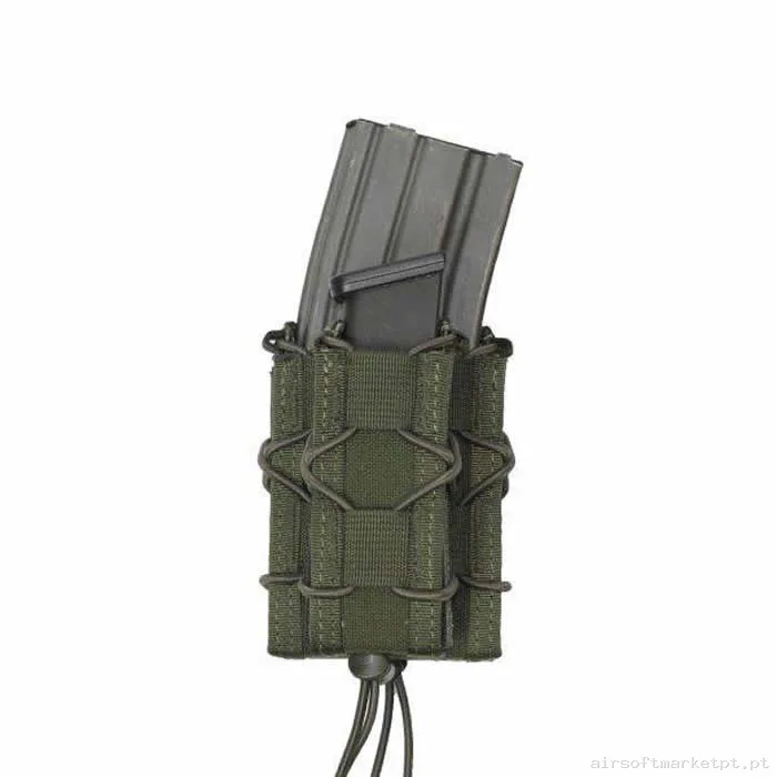Pouch Magazine Pouch Universal+Pistola Warrior Assault Quick Mag verde od — Coletes & Rigs — Airsoft Market PT