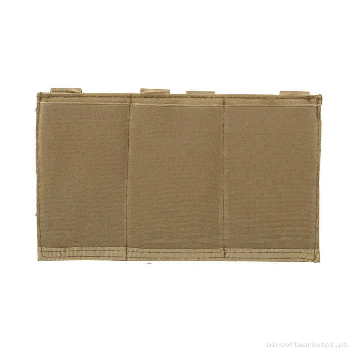 Pouch Magazine Pouch Triplo M4 Oem Elástico coyote — Coletes & Rigs — Airsoft Market PT