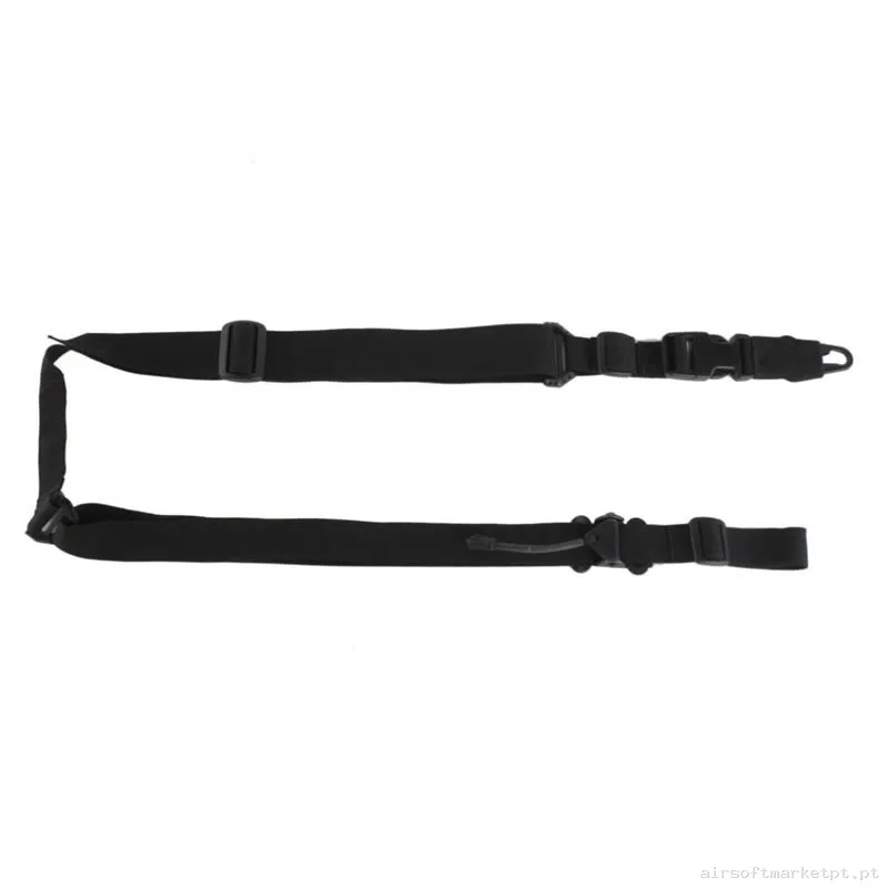 Cinta Tática de 2 Pontos Extração Rápida Warrior Assault preta — Gear Táctico — Airsoft Market PT