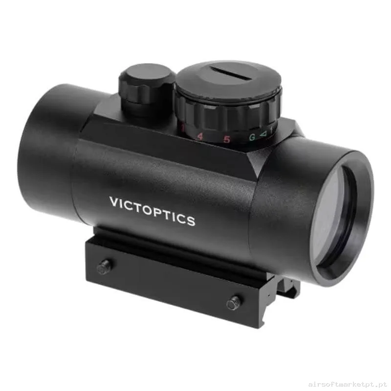 Mira Ponto Vermelho 1x35 Victoptics T1 preta — Miras & Ópticas — Airsoft Market PT