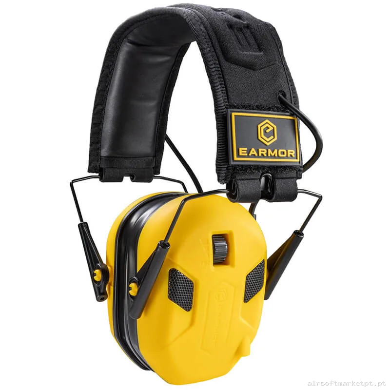 Protetor Auditivo Earmor M300x Amarelo — Rádios & Comunicação — Airsoft Market PT