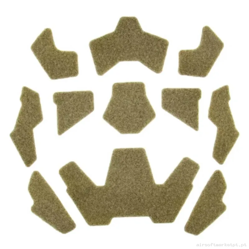 Conjunto de Velcros para Capacete Fast Cygnus Armory Helmet Velcro Stripe coyote — Capacetes — Airsoft Market PT